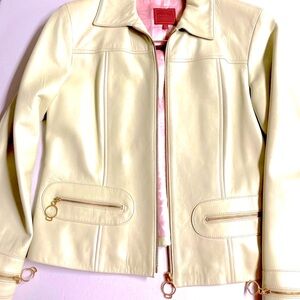 COLE HAAN leather jacket